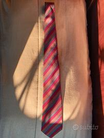 cravatta da uomo a righe Yves Saint Laurent 