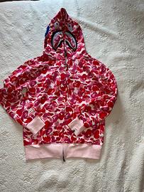 Felpa bape shark camo rosa