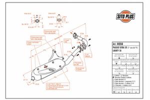 SITO PLUS 0233 per PIAGGIO LIBERTY 50 - SFERA