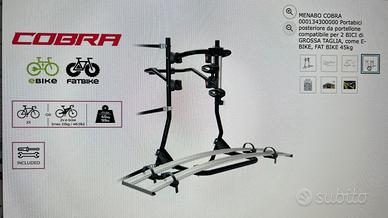 Porta bici posteriore MENABO COBRA