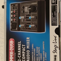 Mixer audio compatto due canali