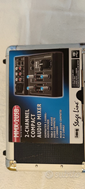 Mixer audio compatto due canali