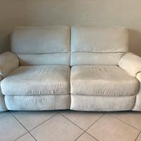 Divano Sofá Chateau d'Ax Relax Motore Microfibra