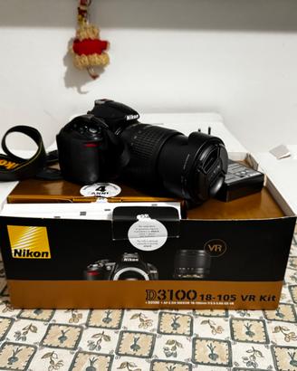 Nikon d3100 + obiettivo 18-105