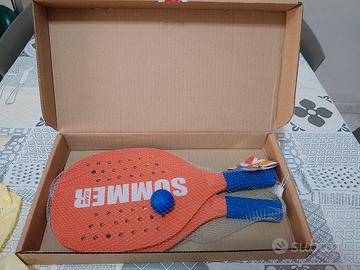 racchette da spiaggia nuove 