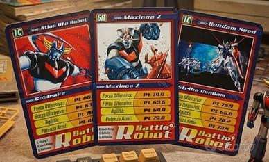 Carte Battle Robot Collection Game JM- Mazzo 32 pz
