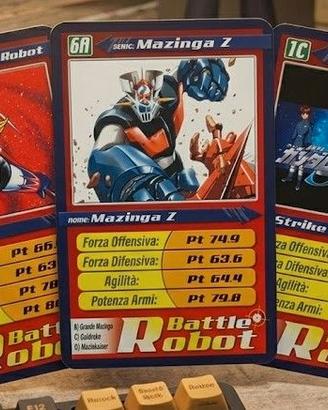 Carte Battle Robot Collection Game JM- Mazzo 32 pz