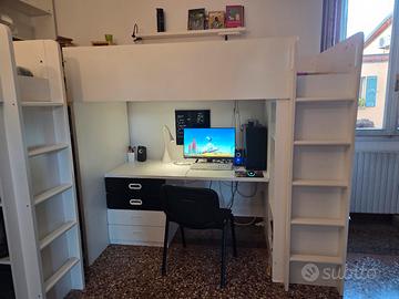 Letto IKEA a soppalco 