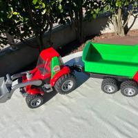 BRUDER - Trattore con rimorchio