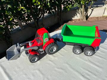 BRUDER - Trattore con rimorchio