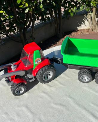 BRUDER - Trattore con rimorchio