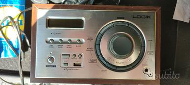 AM/FM RADIO, SVEGLIA, LETTORE MP3 USB VINTAGE