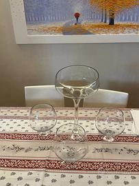 set 3+1 vasi portaconfetti o composizioni floreali