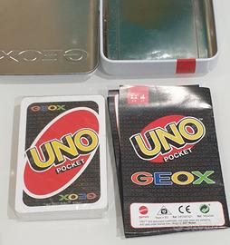 gioco Uno marcato Geox nuovo con custodia in latta