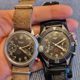 German Military Chrono HEUER & HANHART  Permuto