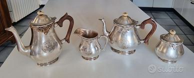 Servizio da tè/caffè inglese “Old Sheffield”