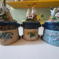Set porta sale zucchero caffé