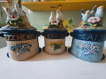 Set porta sale zucchero caffé