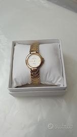 Orologio Brand" Golden Line " in acciaio dorato