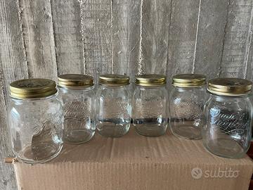 6 Barattoli vetro Bormioli 0,5l