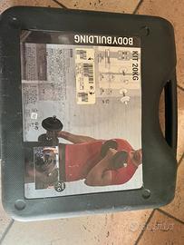 Panca da palestra piu pesi 20kg