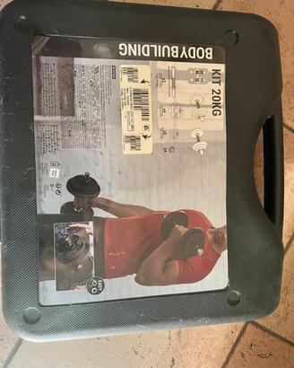 Panca da palestra piu pesi 20kg