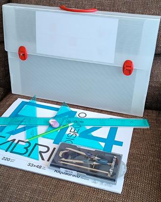 Kit disegno tecnico scuola media / superiore