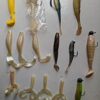 esche siliconiche da pesca 