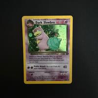 Carta Dark slowbro Holo TR 12/82 Team rocket