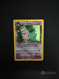 Carta Dark slowbro Holo TR 12/82 Team rocket