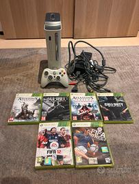 Xbox 360 per RICAMBI/RIPARAZIONE + 5 Giochi
