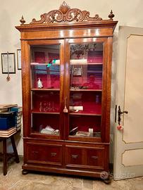 Vetrina libreria in stile Luigi Filippo