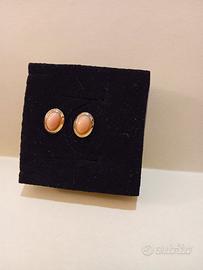 Orecchini in argento dorato