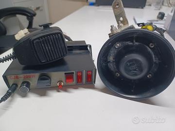 Sirena della polizia per auto 300W