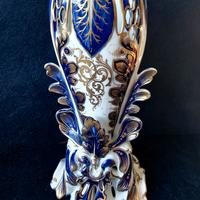 Lussuoso vaso decorativo cobalto,Barocco 1950-60