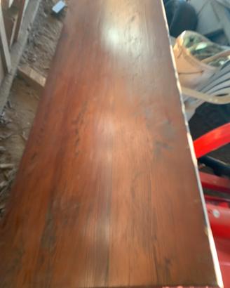 Pianale in LEGNO LARICE per tavolo .