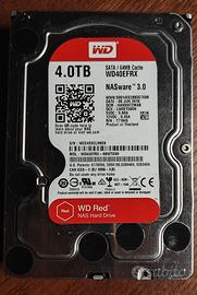 Hard disk Western Digital WD 40 EFRX interno - per