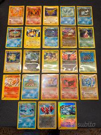 Carte Pokemon rare, holo e reverse