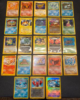 Carte Pokemon rare, holo e reverse