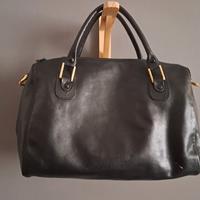 borsa bauletto i ecopelle nera