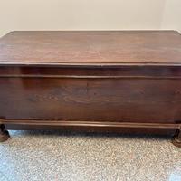 Antica Cassapanca in legno di Noce - Epoca '800