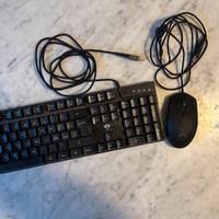 Trust Mouse e Tastiera Gaming GXT 835 Azor