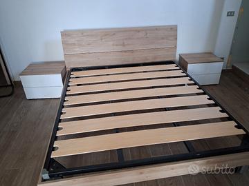 Set letto materasso e comodini