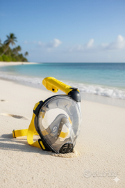 Maschera Snorkeling Integrale CRESSI Giallo S/L