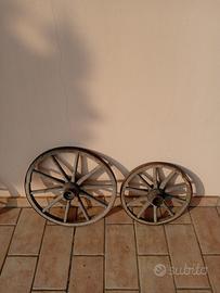 4 ruote di carro antiche
