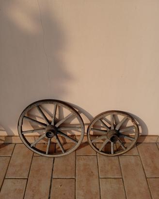 4 ruote di carro antiche