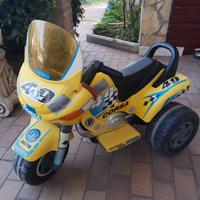 set monopattino, dondolo e moto elettrica 