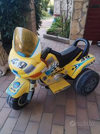 set monopattino, dondolo e moto elettrica 