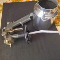 Pistola a spuzzo per verniciare e serbatoio 1 l.
