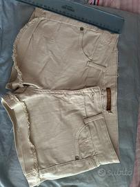 Short in Jeans Beige